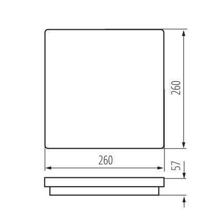 LED taklampa för utomhusbruk med rörelsedetektor BENO LED/24/30W/230V 3000/3500/4000K IP65 antracit vinklat