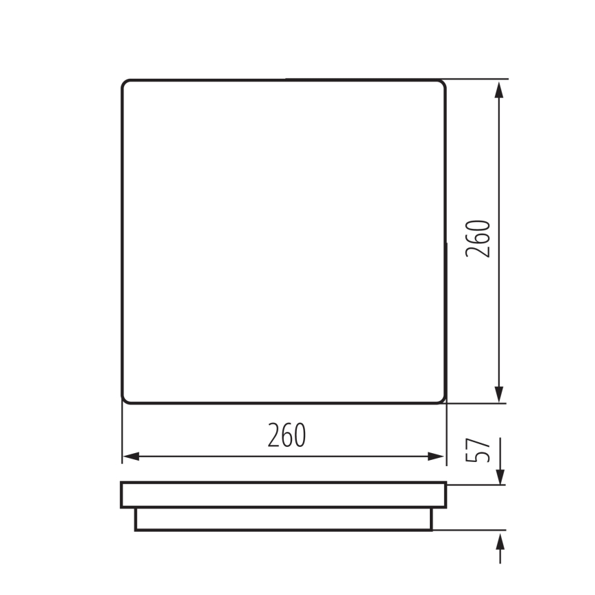 LED taklampa för utomhusbruk med rörelsedetektor BENO LED/24/30W/230V 3000/3500/4000K IP65 antracit vinklat