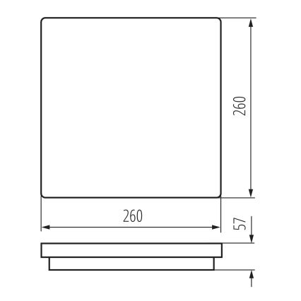LED taklampa för utomhusbruk BENO LED/24/30W/230V 3000/3500/4000K IP65 vit vinklat