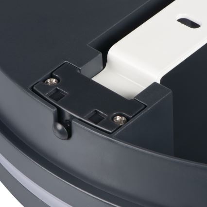 LED taklampa för utomhusbruk med rörelsedetektor BENO LED/24/30W/230V 3000/3500/4000K IP65 antracit rund