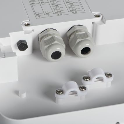 LED taklampa för utomhusbruk med rörelsedetektor BENO LED/24/30W/230V 3000/3500/4000K IP65 vit rund