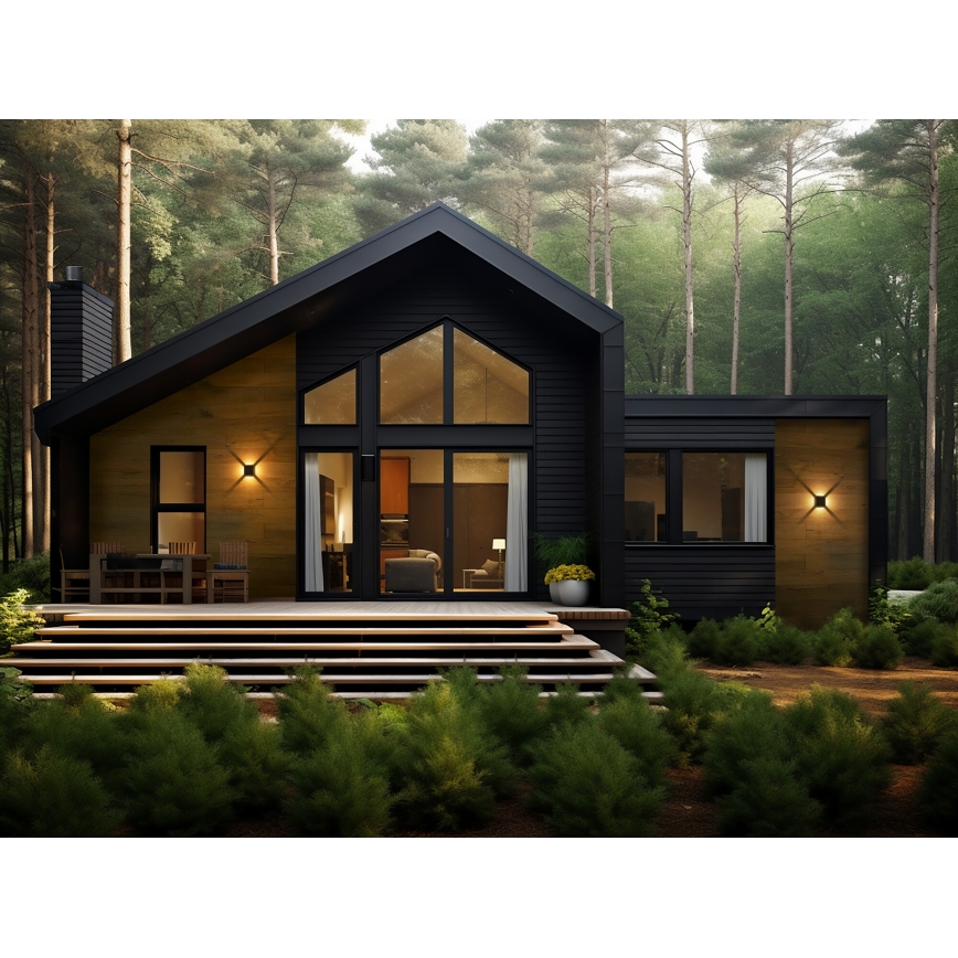 Utomhusväggarmatur REFAZI LED/6W/230V IP54 antracit