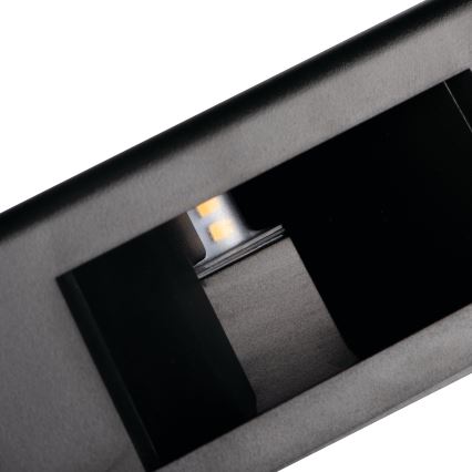 LED utomhusvägglampa REFAZI LED/6W/230V IP54 svart