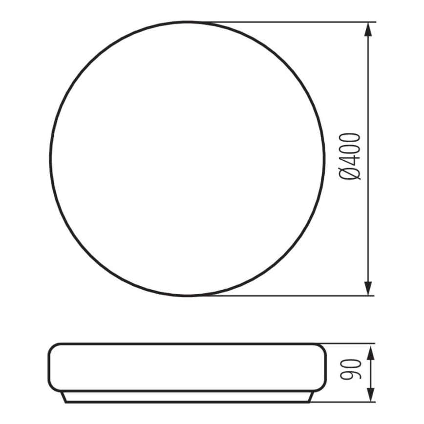 badrumstakbelysning  PERAZ 2xE27/15W/230V diameter  40 cm IP44