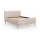 Kardbret med stoppning utan madrass FLORA 160x200 cm beige