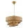 Kedjehängande lampa COUPER 1xE27/60W/230V brun/guld