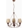 Kedjelampa CLASSIC 3xE14/40W/230V brons/beige