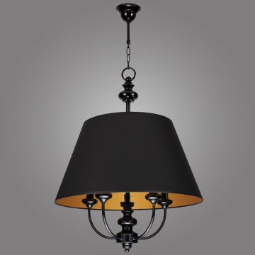 Kemar LR/5/B - Ljuskrona med kedja LABRADO 5xE14/60W/230V