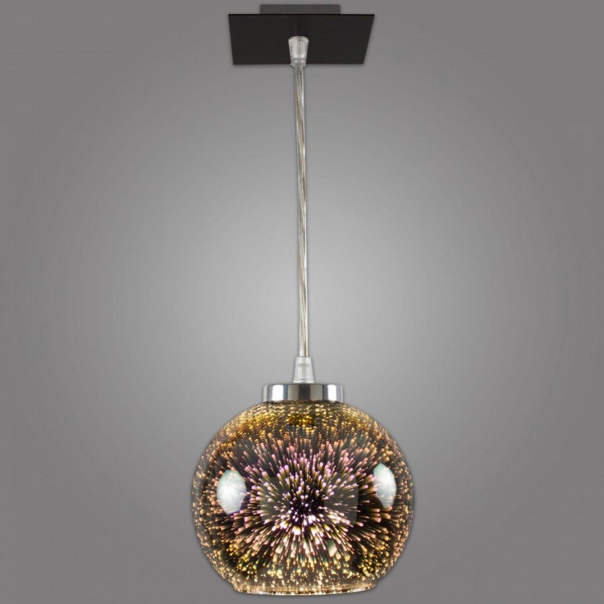 Kemar NP/1/D3 - Ljuskrona med snöre KULE 3D 1xE27/60W/230V