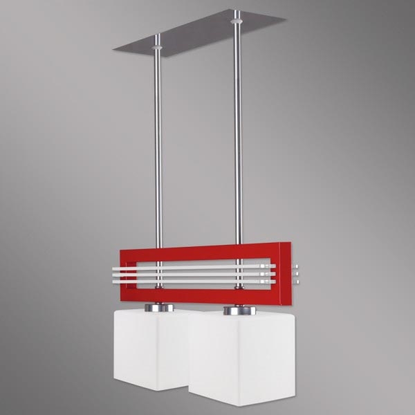 Kemar SG/2/R/K - Hängande lampa SANGA 2xE14/60W/230V