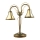 Kemar T/B/2 - Bordslampa  TANAJA 2xE14/60W/230V grön
