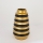Keramikvas 25x14 cm guld/svart