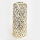 Keramikvas 37x15 cm guld/vit
