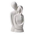 Keramisk bordsdekoration, 21 x 8,5 x 10 cm, vit