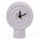 Keramisk bordsklocka 16 cm, 1xAA, vit