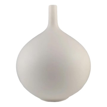 Keramisk vas 24 cm vit
