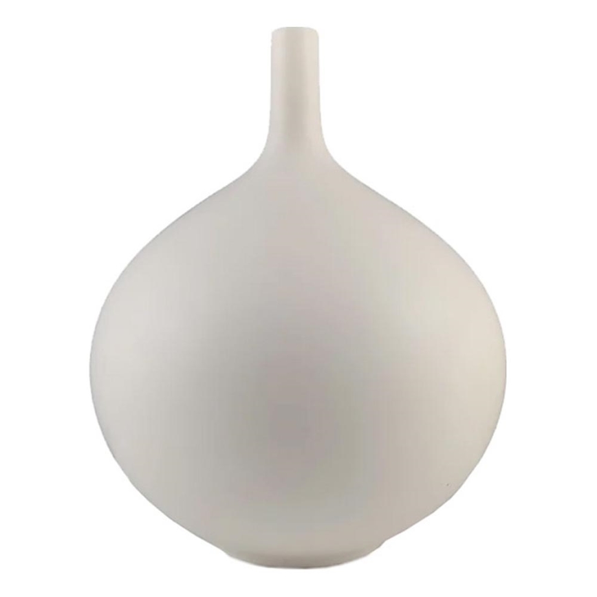 Keramisk vas 24 cm vit