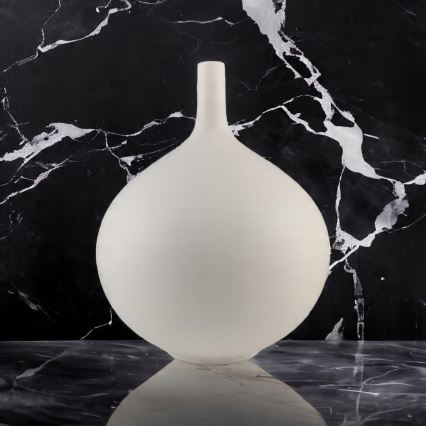 Keramisk vas 24 cm vit