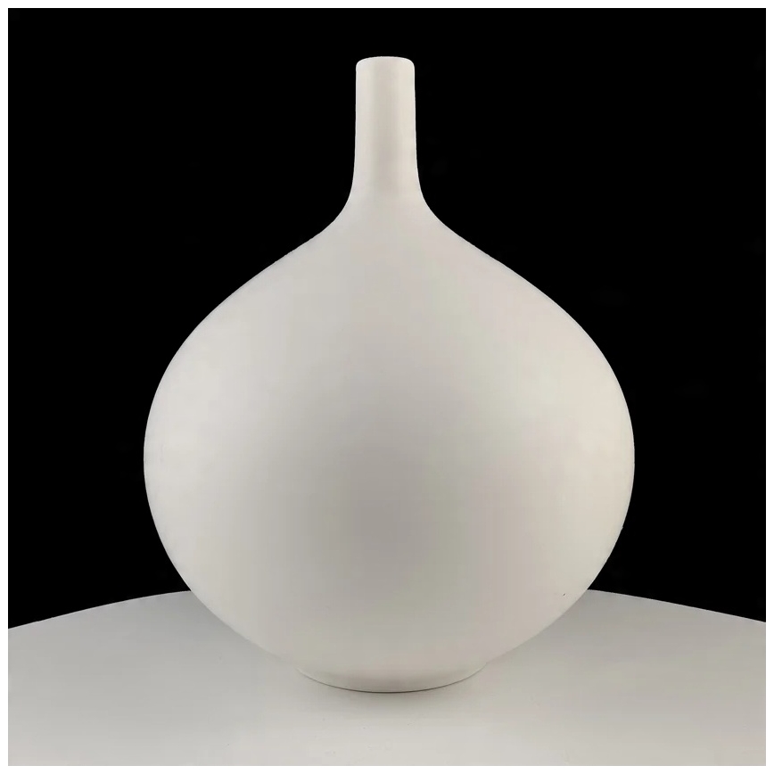 Keramisk vas 24 cm vit