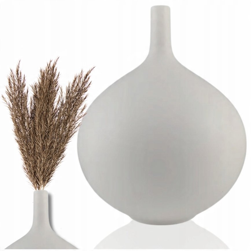 Keramisk vas 24 cm vit