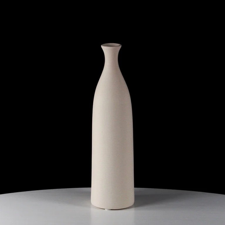 Keramisk vas 33 cm vit
