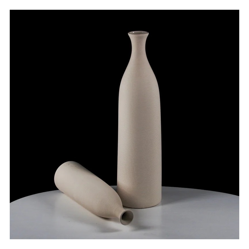Keramisk vas 33 cm vit