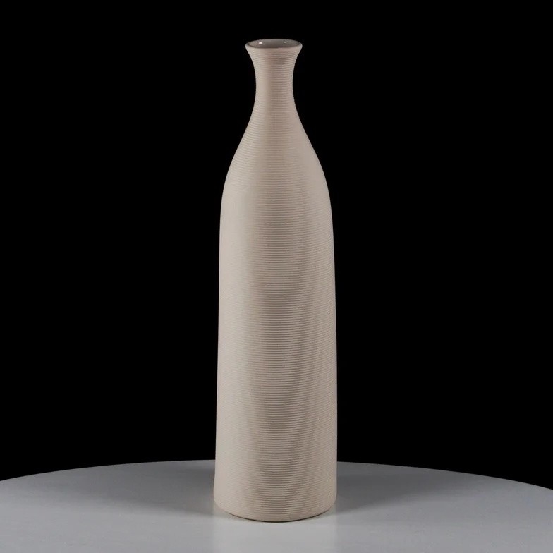 Keramisk vas 46 cm vit