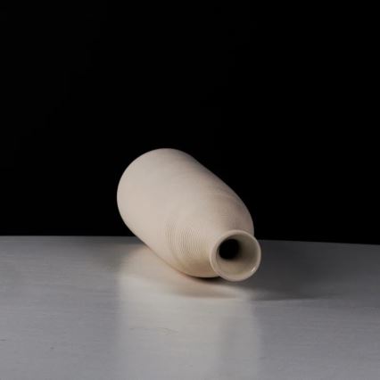 Keramisk vas 46 cm vit