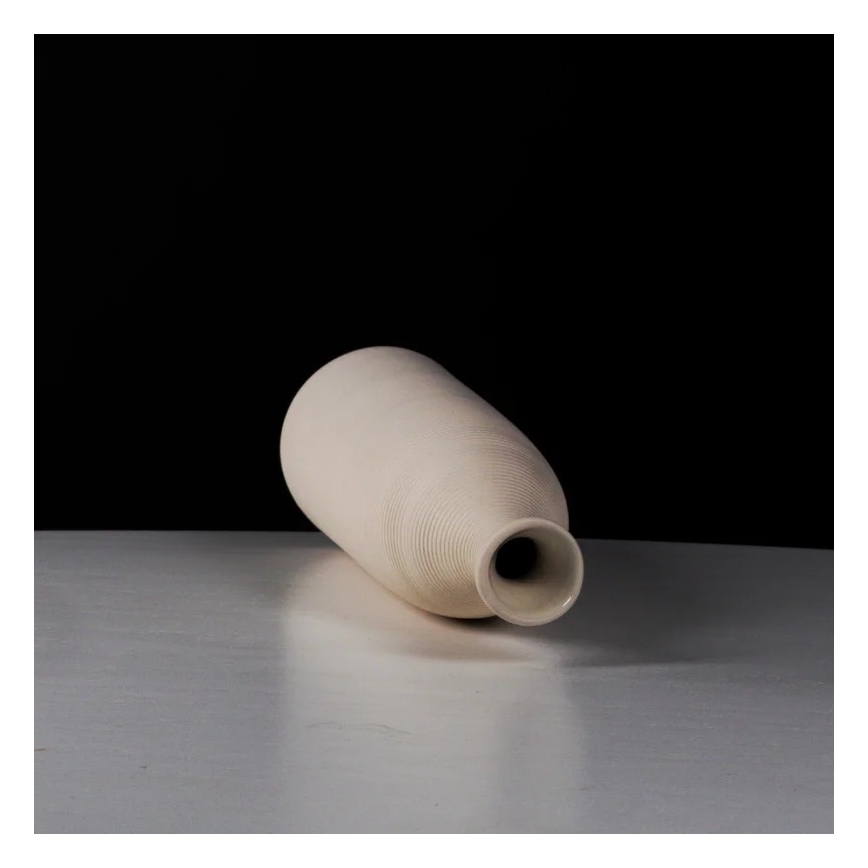 Keramisk vas 46 cm vit