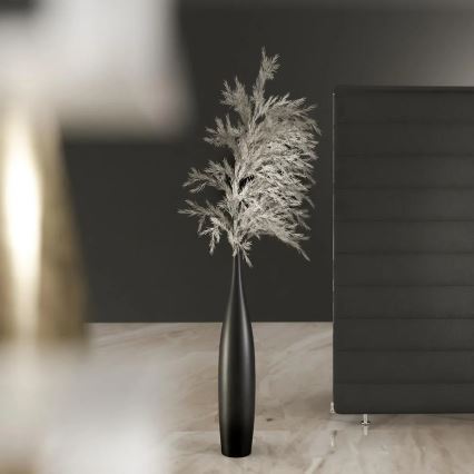 Keramisk vas 70 cm, matt svart