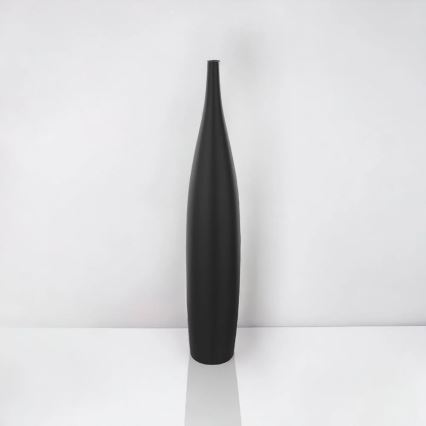 Keramisk vas 70 cm, matt svart
