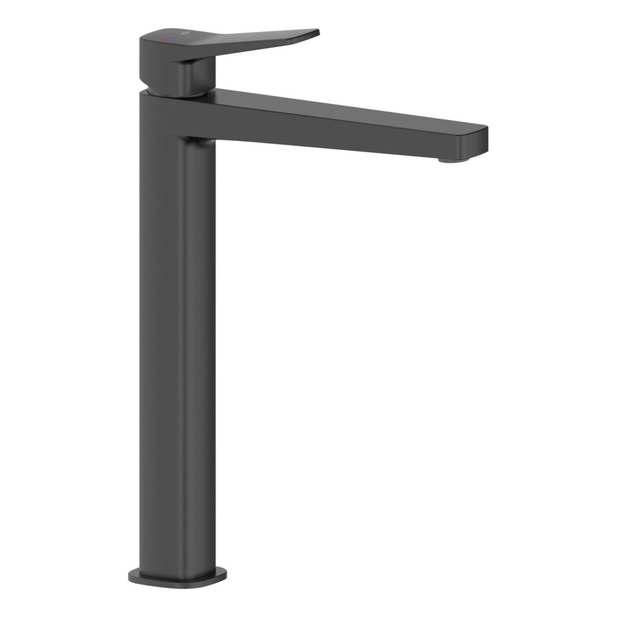 KFA Armatura 4522-712-81 - Tvättställsblandare + bottenventil MALAGA 30,3 cm svart