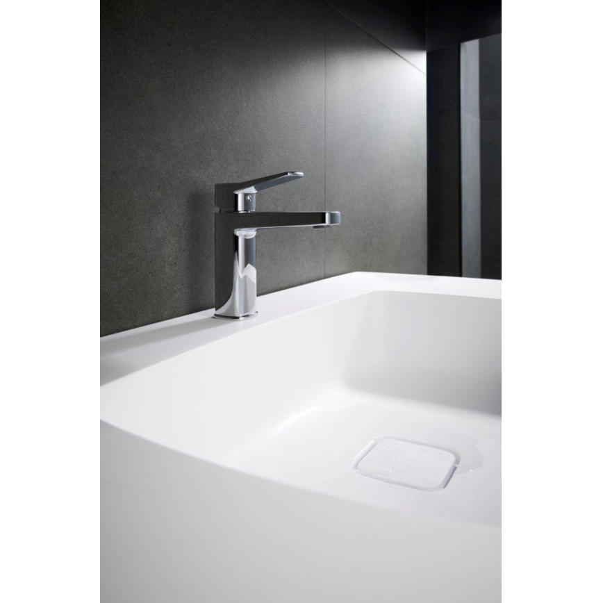 KFA Armatura 4522-825-00 - Tvättställsblandare + bottenventil MALAGA 17 cm blank krom