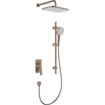 KFA Armatura 4529-301-34 - Duschset med inbyggd blandare MALAGA roséguld