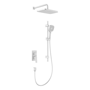 KFA Armatura 4529-301-44 - Duschset med infälld blandare MALAGA, vit