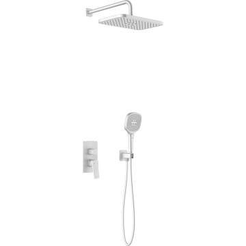 KFA Armatura 4529-501-44 - Duschset med infälld blandare MALAGA vit
