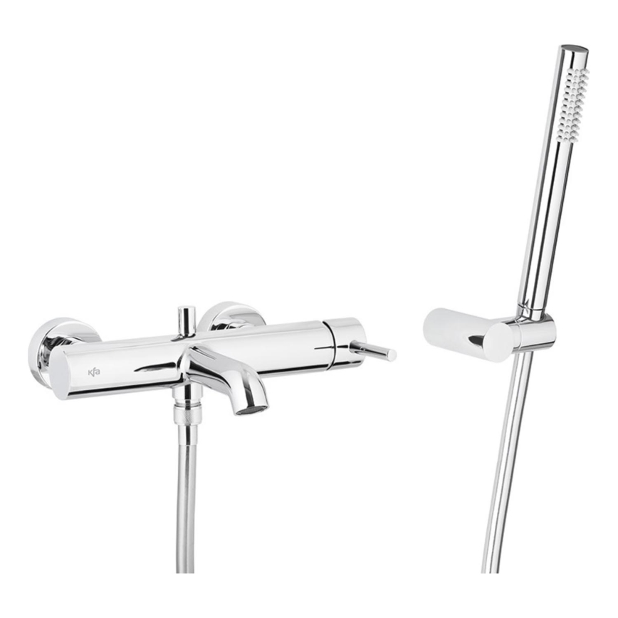 KFA Armatura 5034-520-00 - Badkarsset med kran MOZA skinande krom