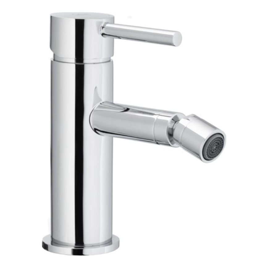 KFA Armatura 5037-015-00 - Bidettvättställsblandare med avlopp och överfyllnad MOZA blank krom