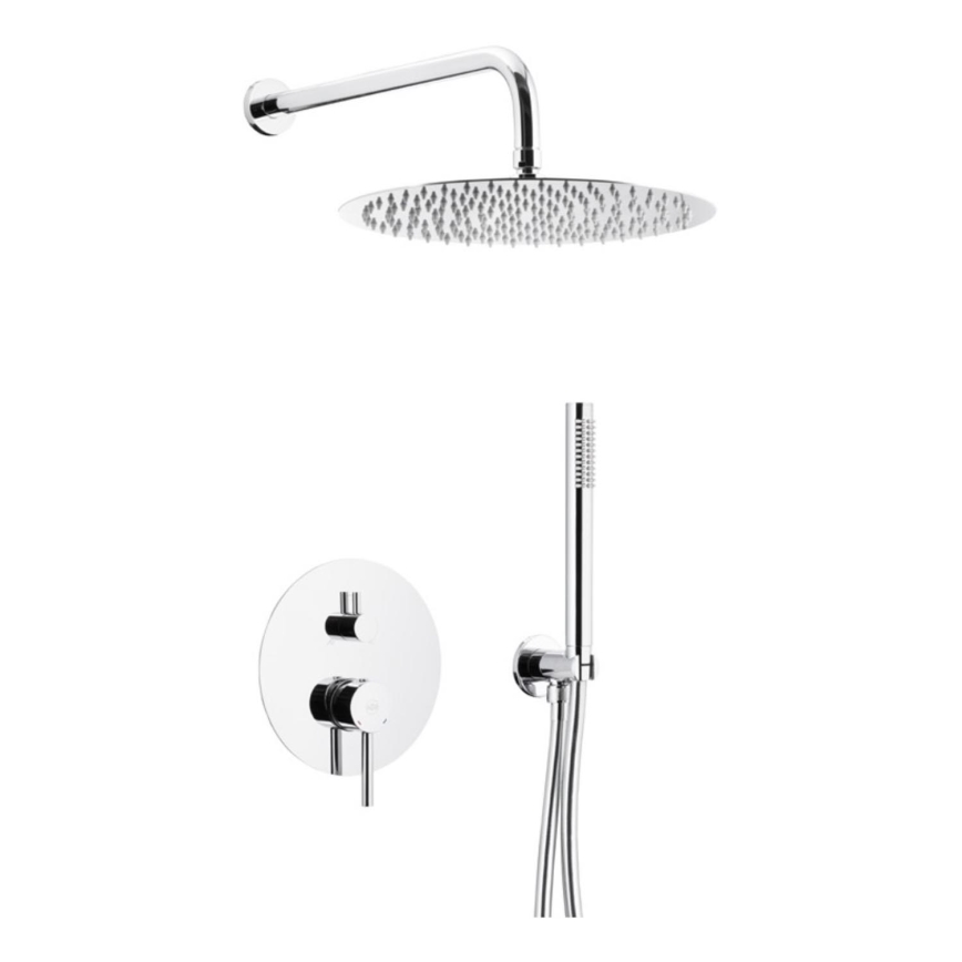 KFA Armatura 5039-501-00 - Duschset med dold kran MOZA skinande krom