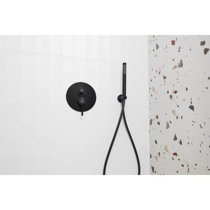 KFA Armatura 5039-501-81 - Duschset med dold kran MOZA matt svart
