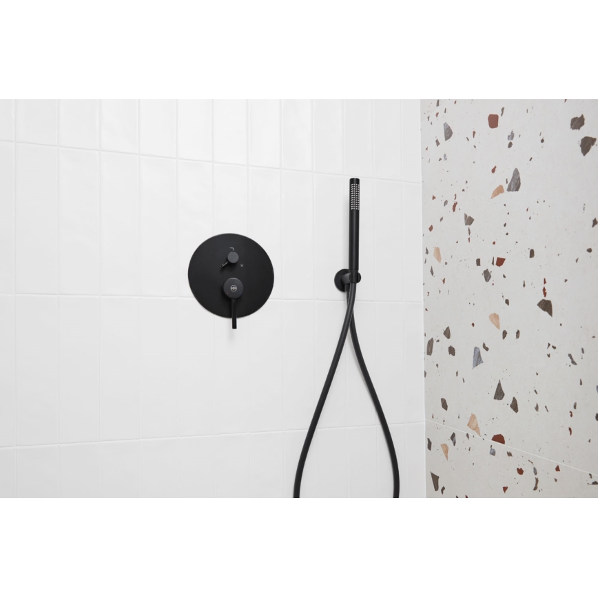 KFA Armatura 5039-501-81 - Duschset med dold kran MOZA matt svart