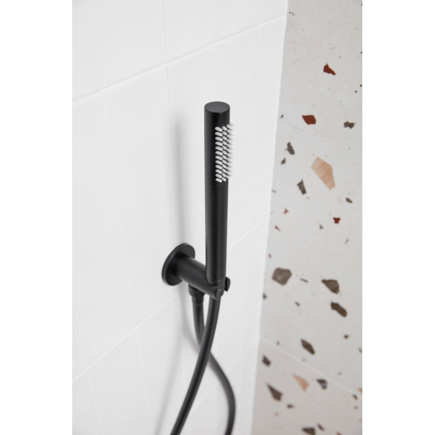 KFA Armatura 5039-501-81 - Duschset med dold kran MOZA matt svart