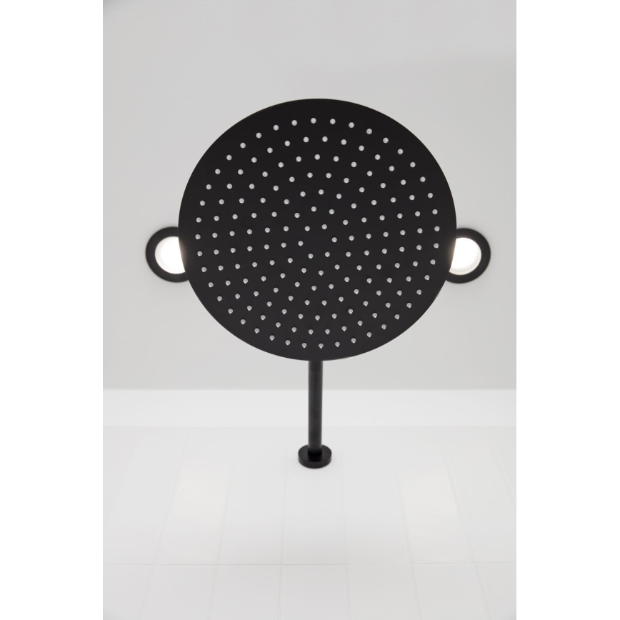 KFA Armatura 5039-501-81 - Duschset med dold kran MOZA matt svart