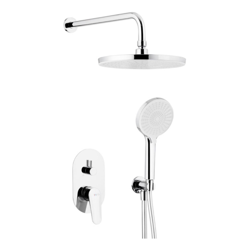 KFA Armatura 5559-501-00 - Dusch set med dold kran OTAVA skinande krom