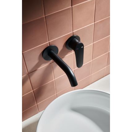 KFA Armatura 5559-810-81 - Tvättställsblandare för dold installation OTAVA matt svart