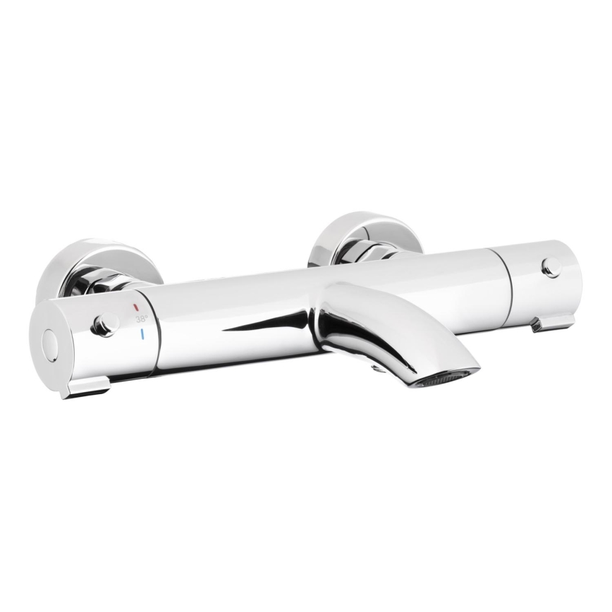 KFA Armatura 5734-010-00 - Termostatisk Badkran MOZA skinande krom