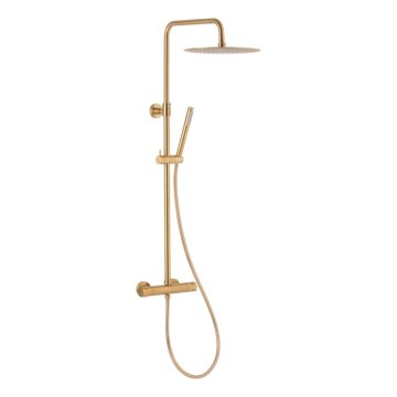 KFA Armatura 5736-920-31 - Dusch set med termostatkran MOZA mark guld