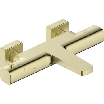 KFA Armatura 5754-010-31 - Termostatisk badkarsblandare MALAGA borstad guld