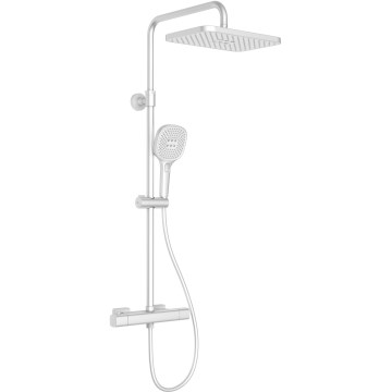 KFA Armatura 5756-910-44 - Duschset med termostatblandare MALAGA vit