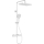 KFA Armatura 5756-910-44 - Duschset med termostatblandare MALAGA vit